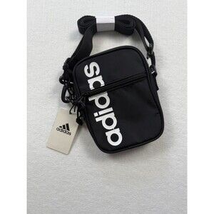 Adidas Core Festival Crossbody Bag Black White Small Purse OSFA NWT